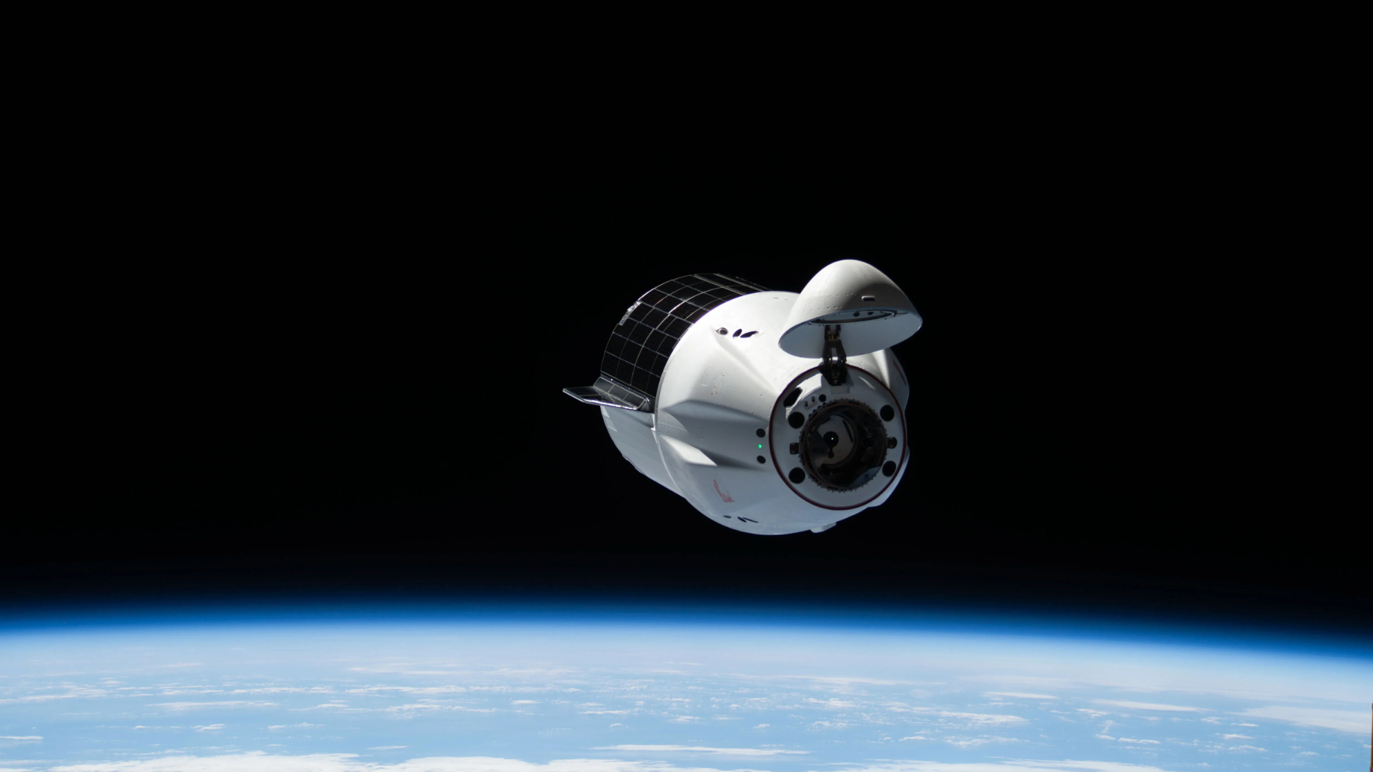 SpaceX Dragon at ISS